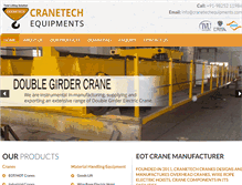 Tablet Screenshot of cranetechequipments.com
